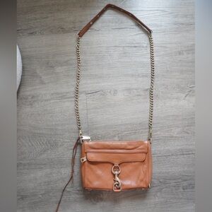 Rebecca Minkoff Mini Mac Purse Brown Leather